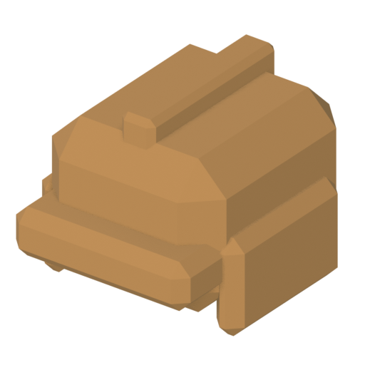 Capacete de madeira